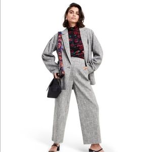 Rachel Comey Chevron Oversized Blazer Jacket Sz XL